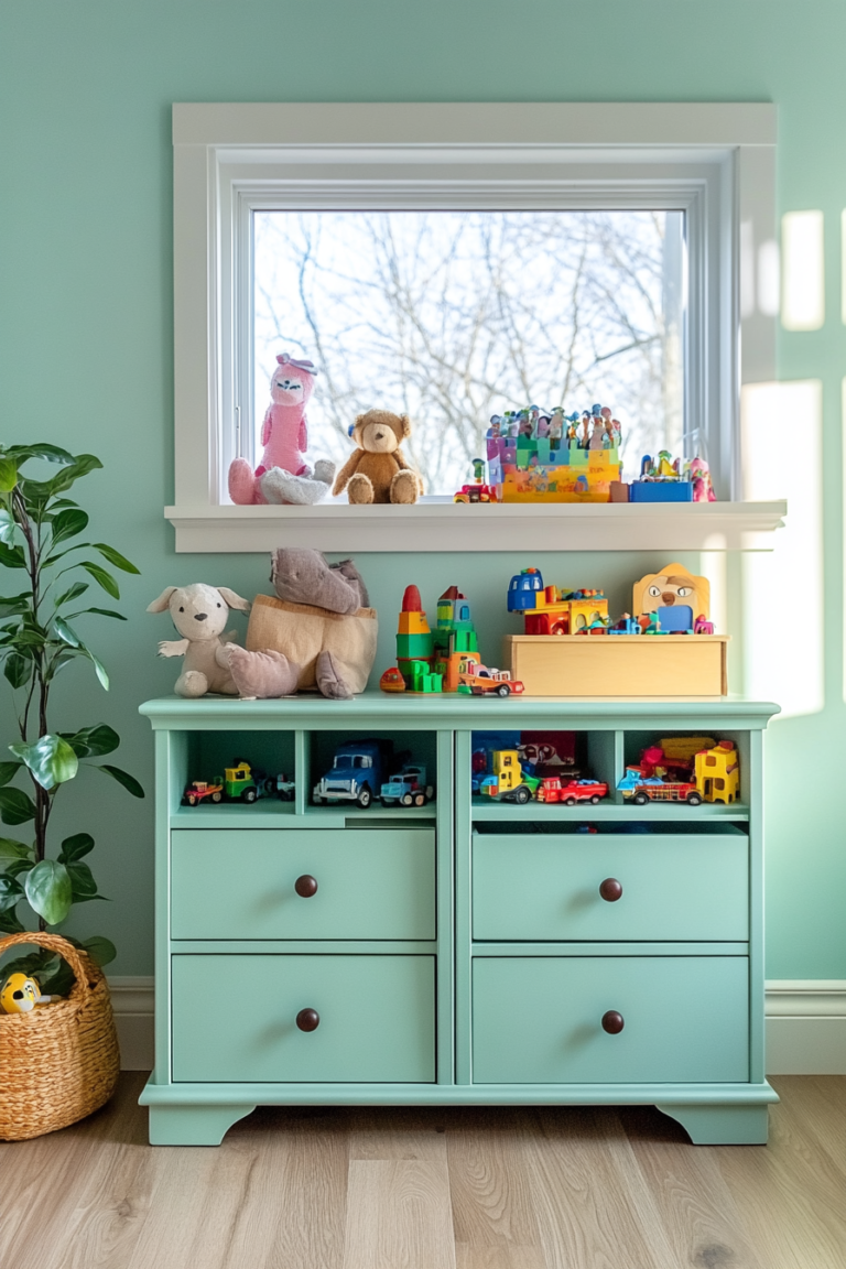Color-Coded Toy Storage System