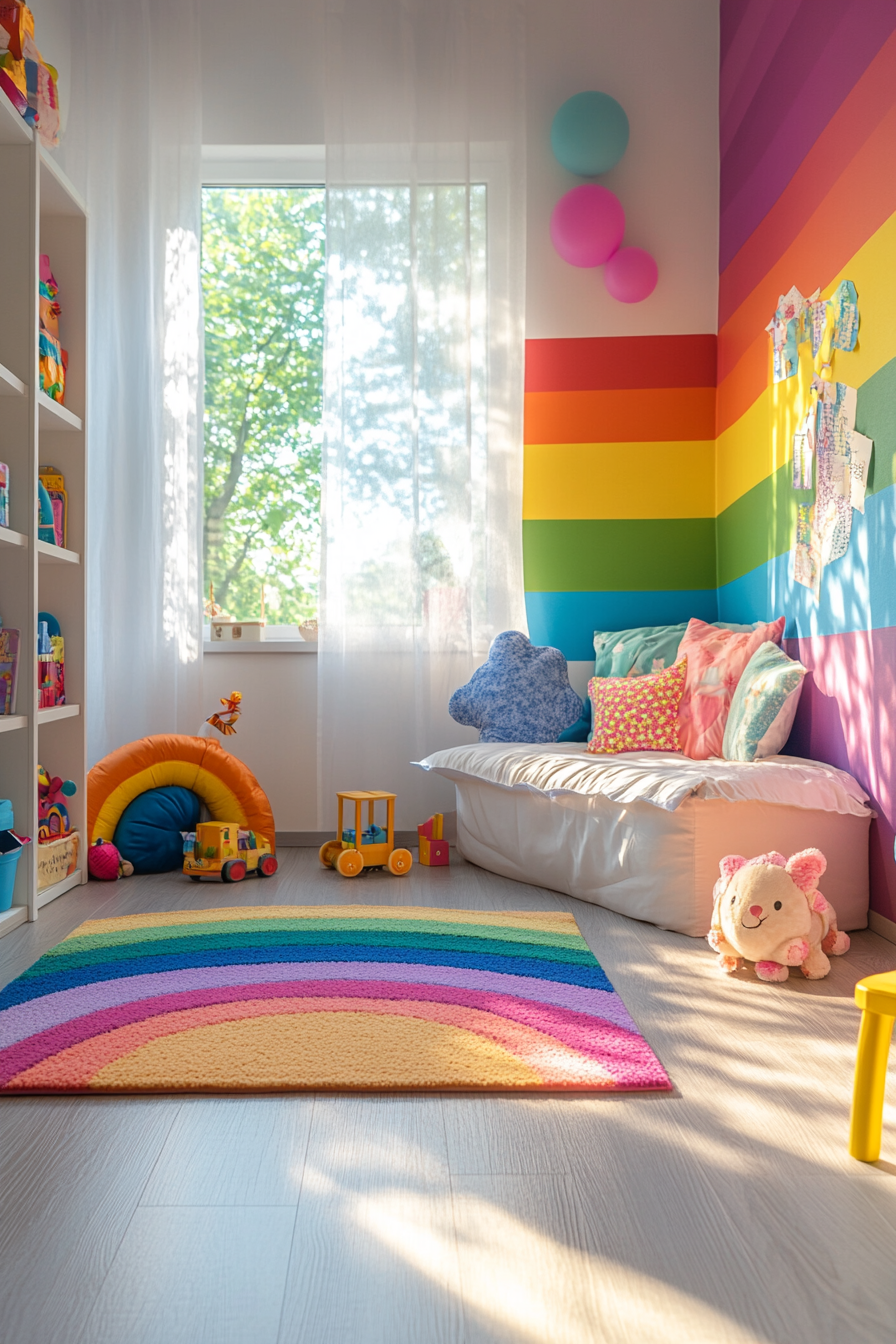 Creative Color Choice Toddler Room