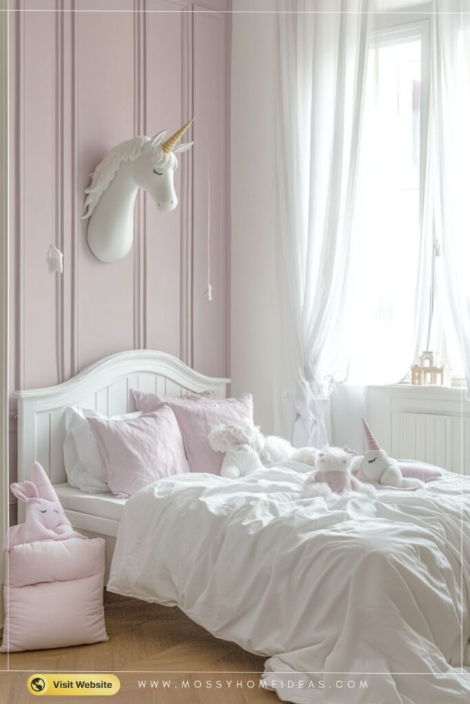 Magical Pastel Unicorn Bedroom Color Palette