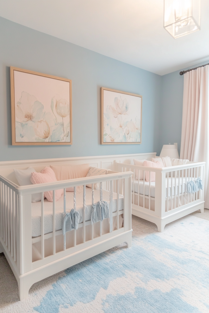 Personalized Wall Art Twin Nursery