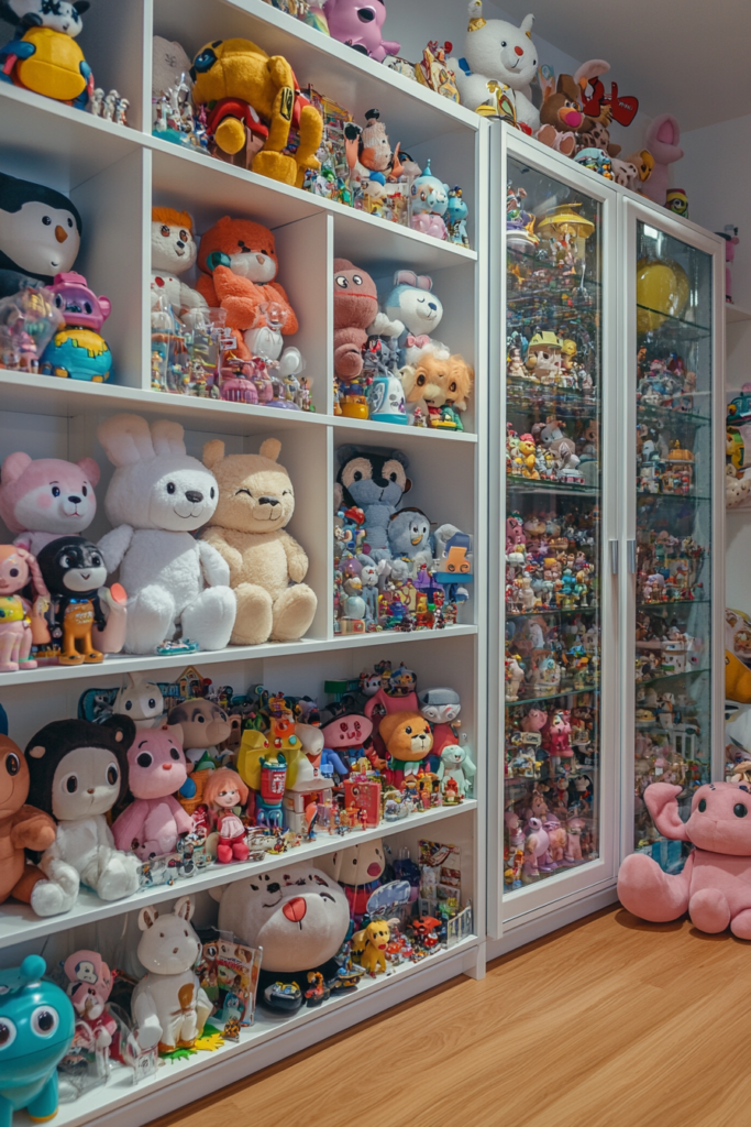 Toy Collection Display Shelf Nursery