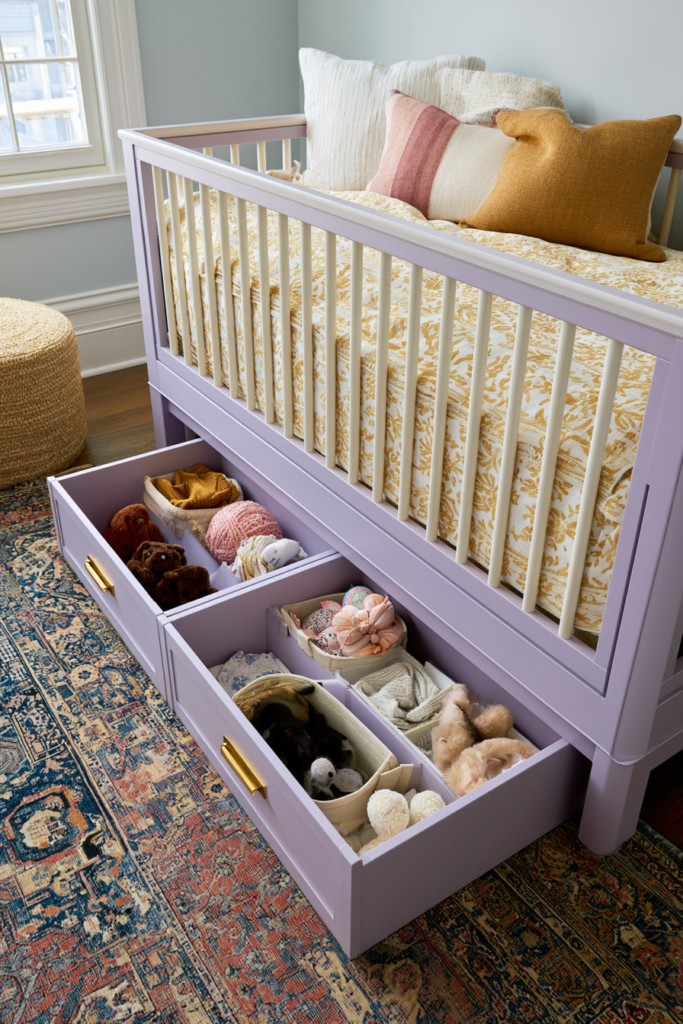 Under-Bed Storage Drawers Nursery