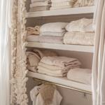 Hanging Closet Shelves for Folded Clothes Organization