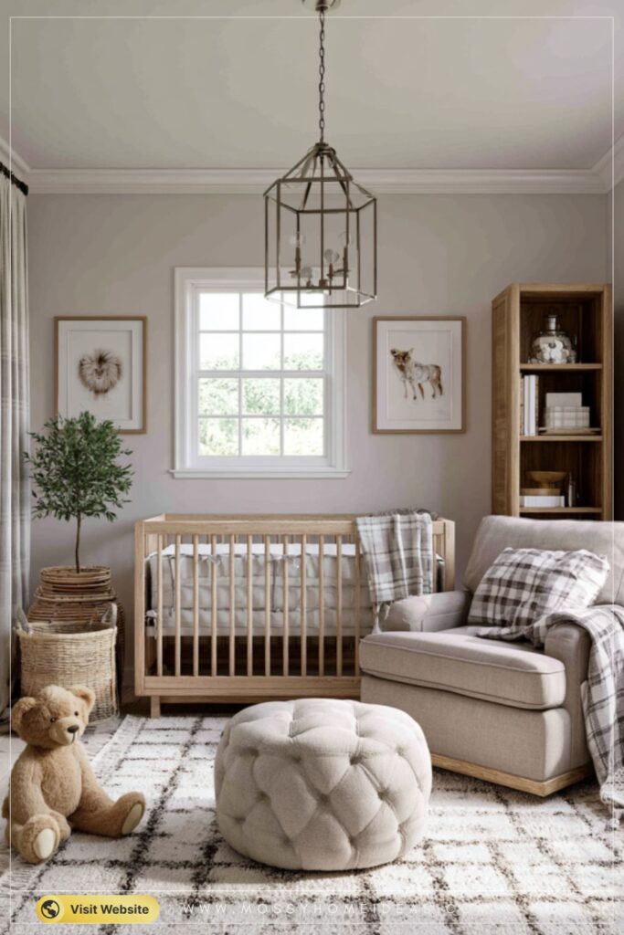 Gentle Calming Ambiance Neutral Nursery