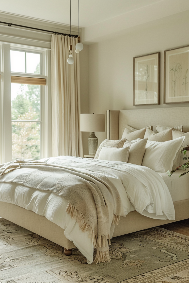 Ivory Sage Empty Nester Bedroom Ideas for a Serene Sanctuary