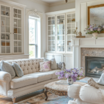 Lavender Accent Pillows French Provincial Living Room Style