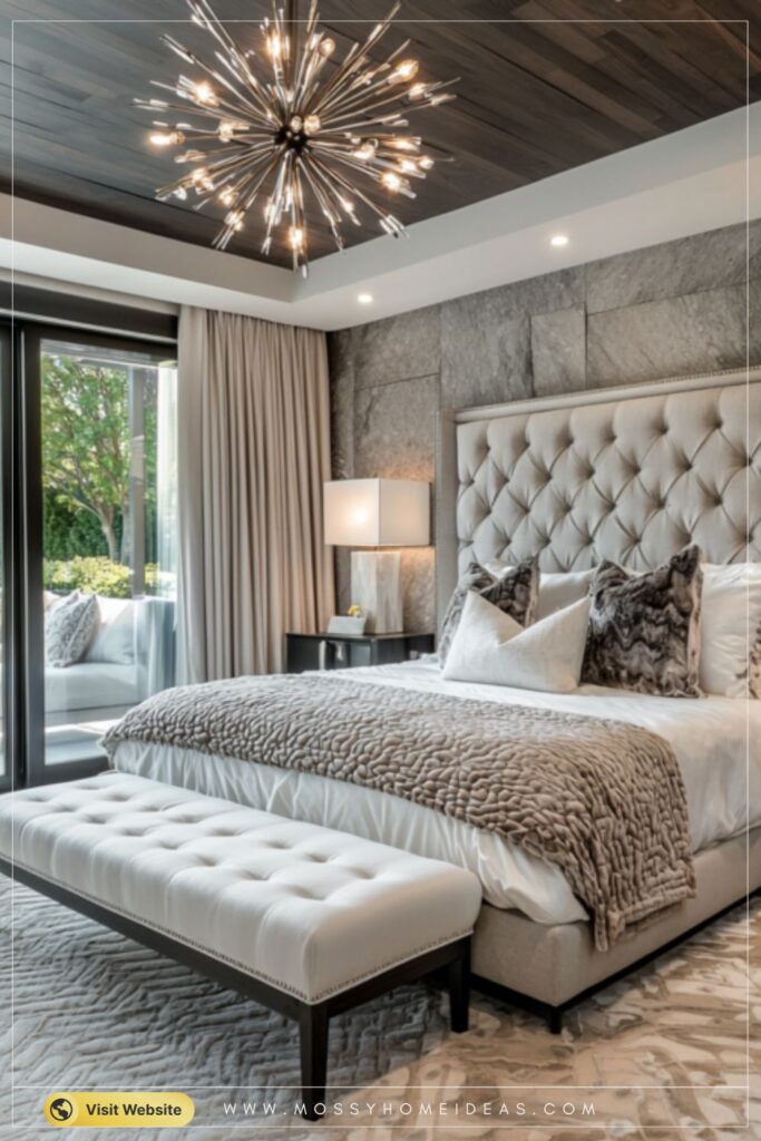 Modern Luxury Master Suite Designer Hotel Bedroom Neutral Aesthetic