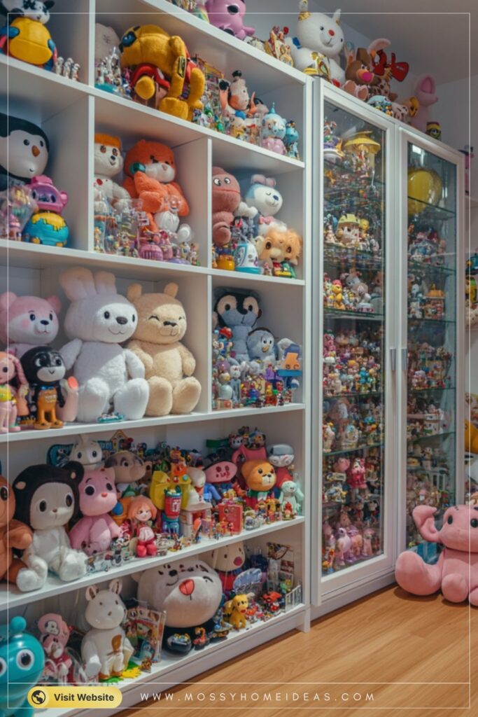 Toy Collection Display Shelf Nursery