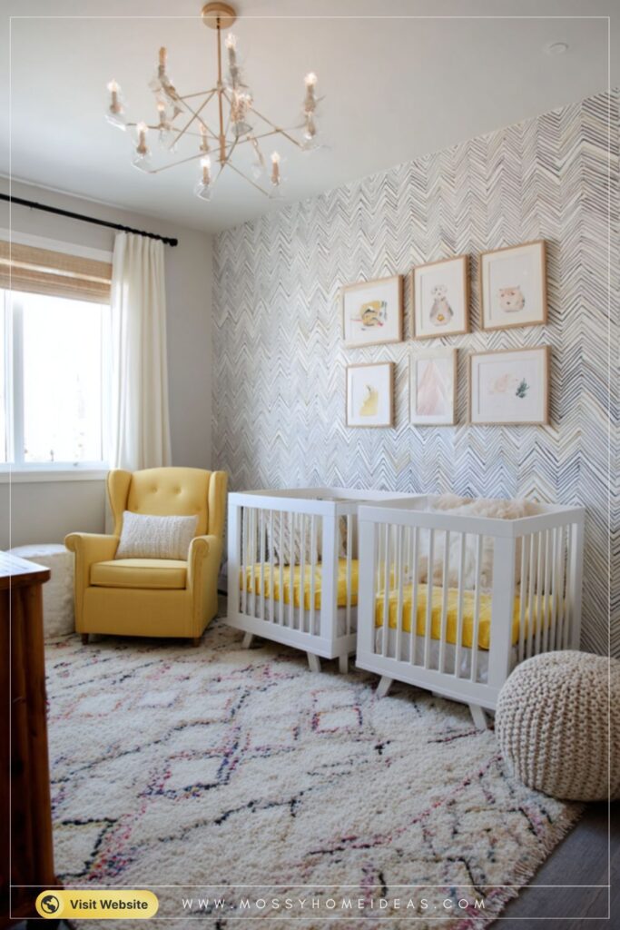 Twin Crib Configuration Nursery
