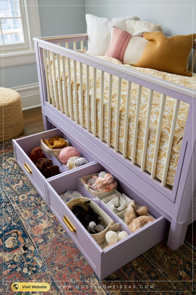 Under-Bed Storage Drawers Nursery