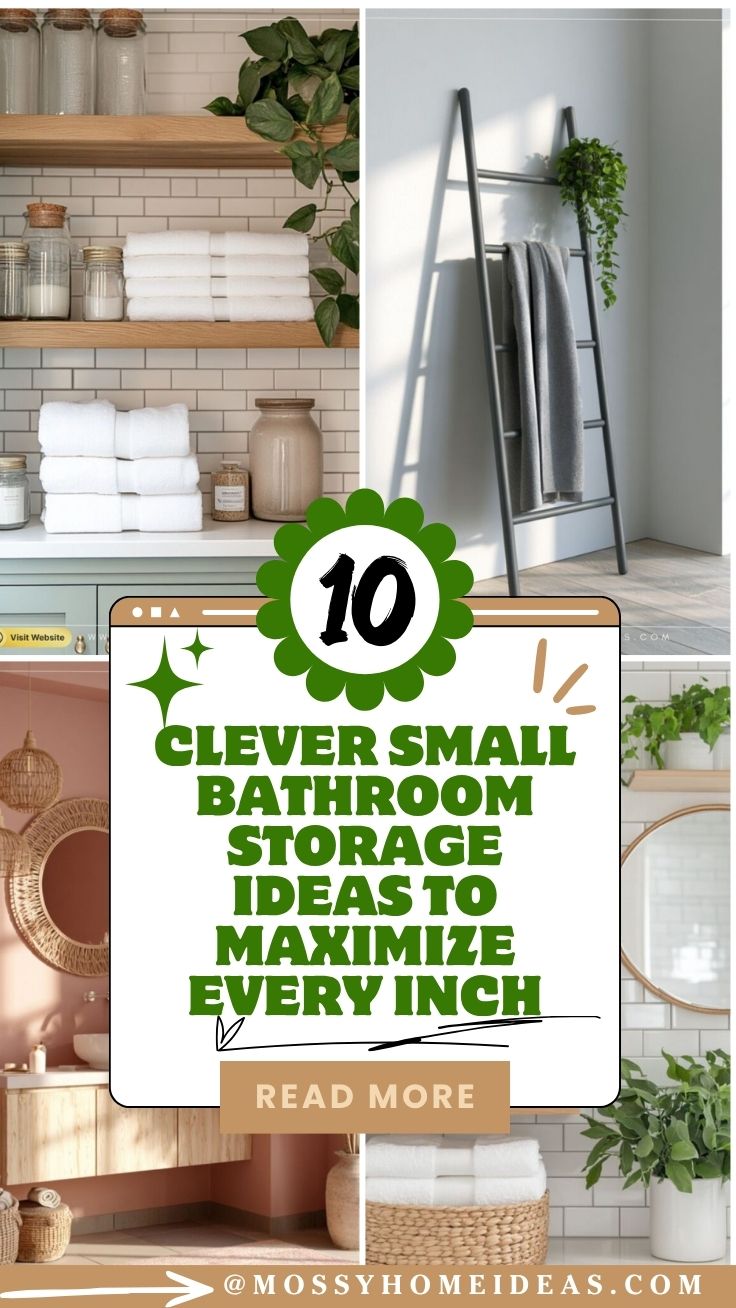 10 Clever Small Bathroom Storage Ideas to Maximize Every Inch
