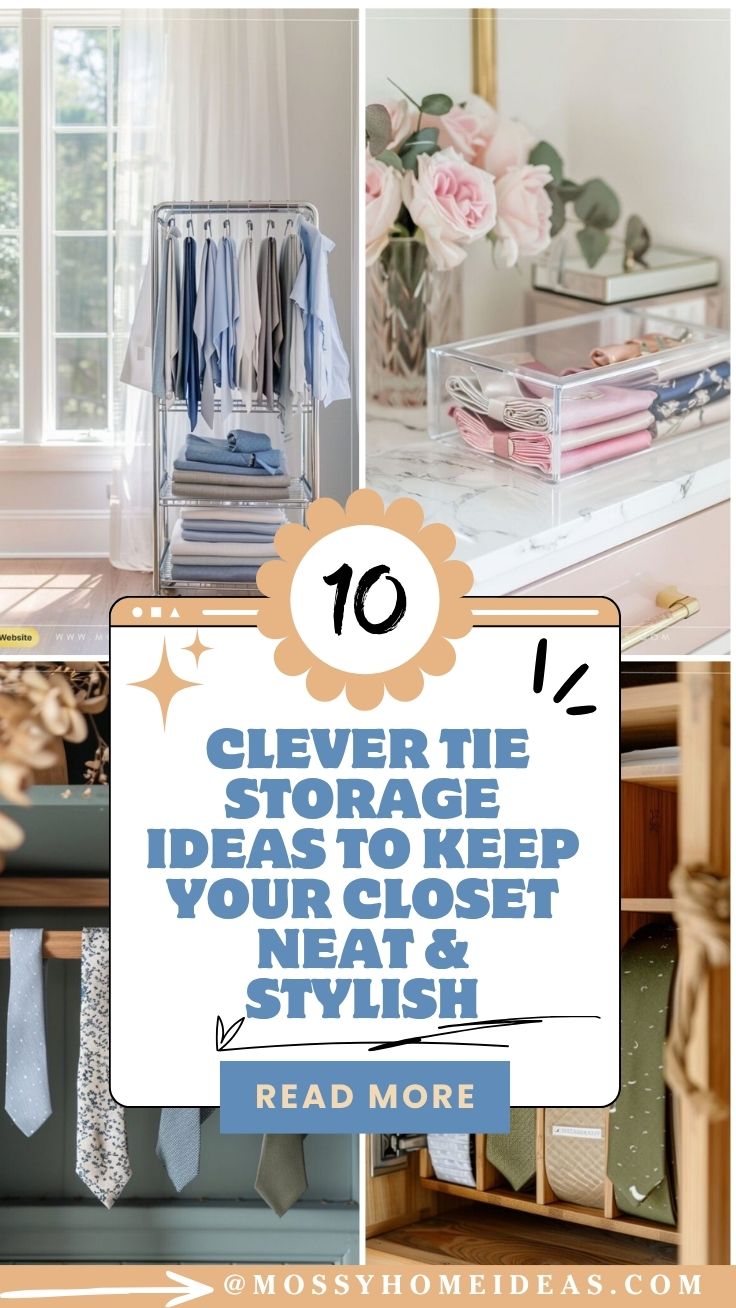 10 Clever Tie Storage Ideas to Keep Your Closet Neat & Stylish