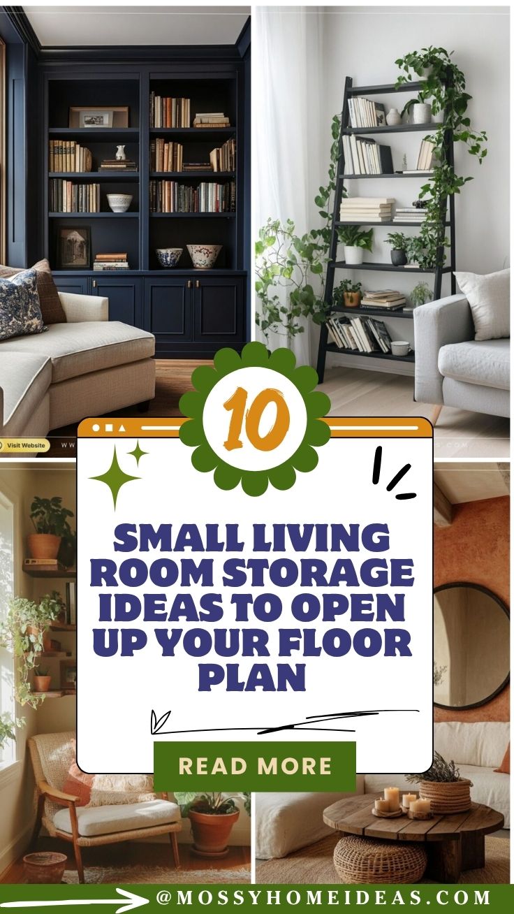 10 Small Living Room Storage Ideas to Open Up Your Floor Plan