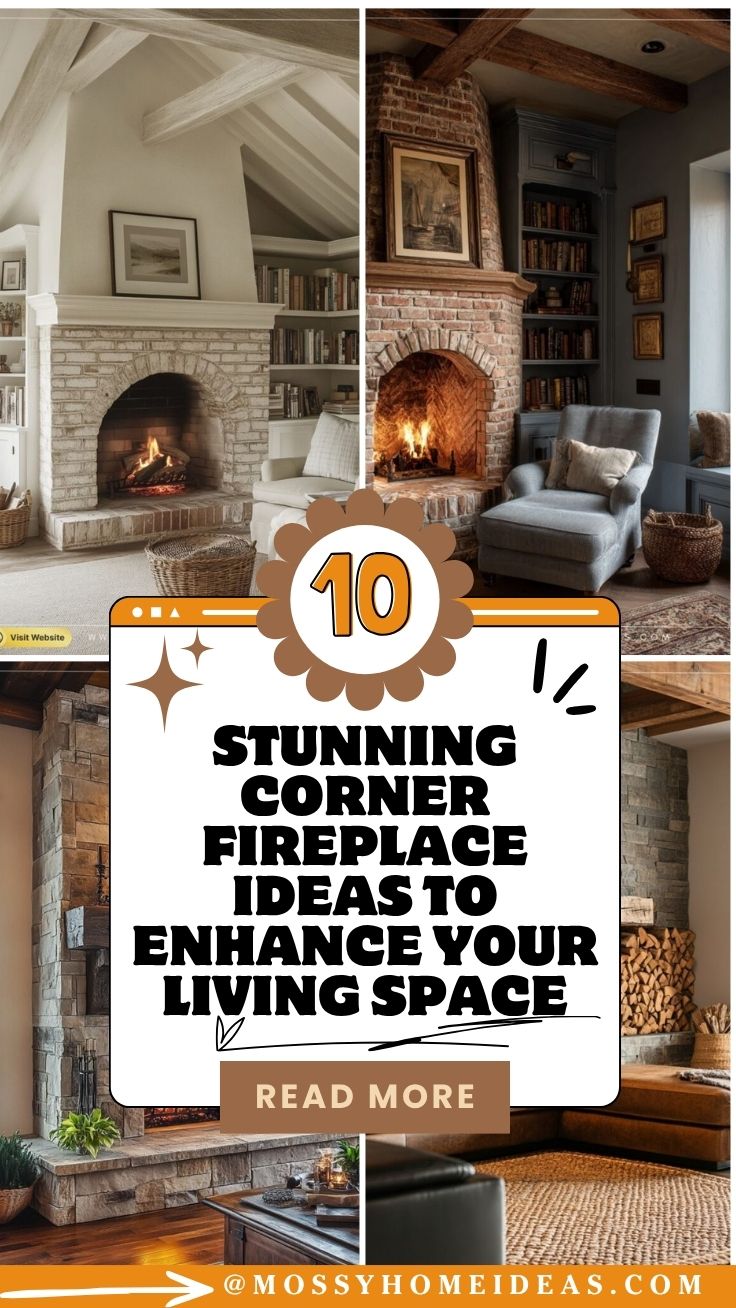 10 Stunning Corner Fireplace Ideas to Enhance Your Living Space