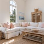 Blush Pink Charm Softening a Coastal Neutral Space