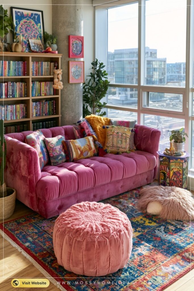 Boho-Inspired Social Space