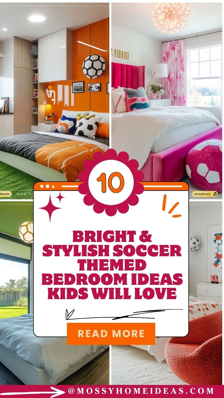 Bright & Stylish Soccer Themed Bedroom Ideas Kids Will Love