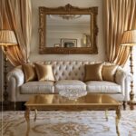 Cream and Gold Living Room Ideas for Timeless French Elegance