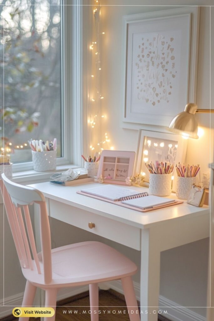 Creative Study Nook Tween Bedroom