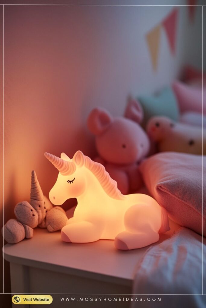 DIY Unicorn Lamp Lighting Bedroom