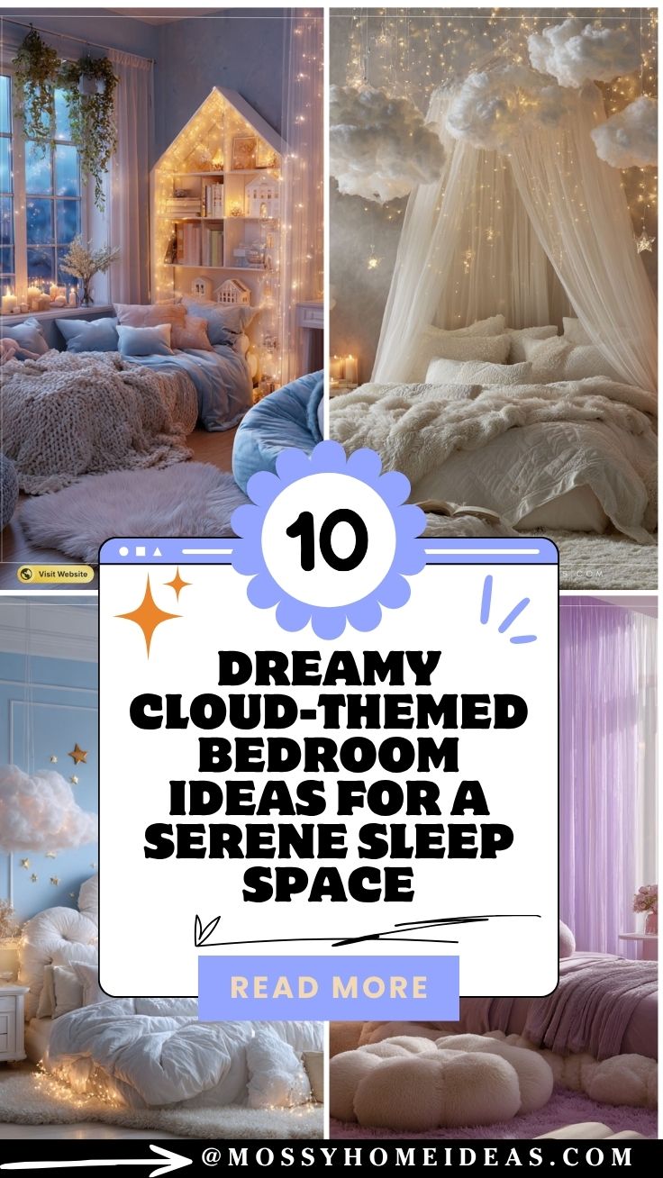 Dreamy Cloud-Themed Bedroom Ideas for a Serene Sleep Space