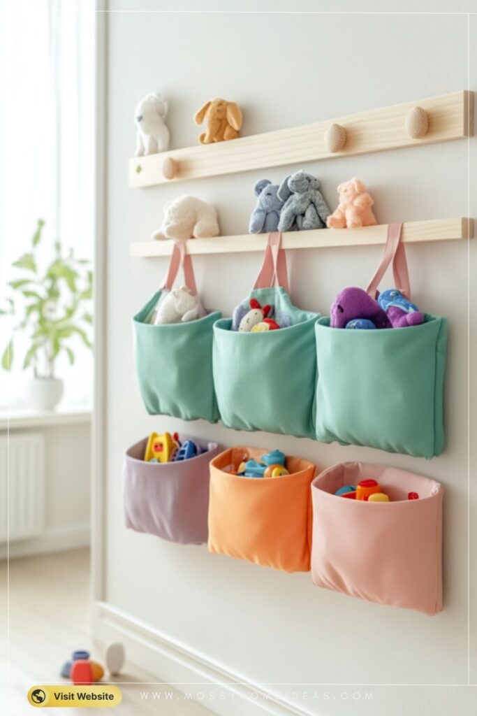 Hanging Toy Organizer Wall