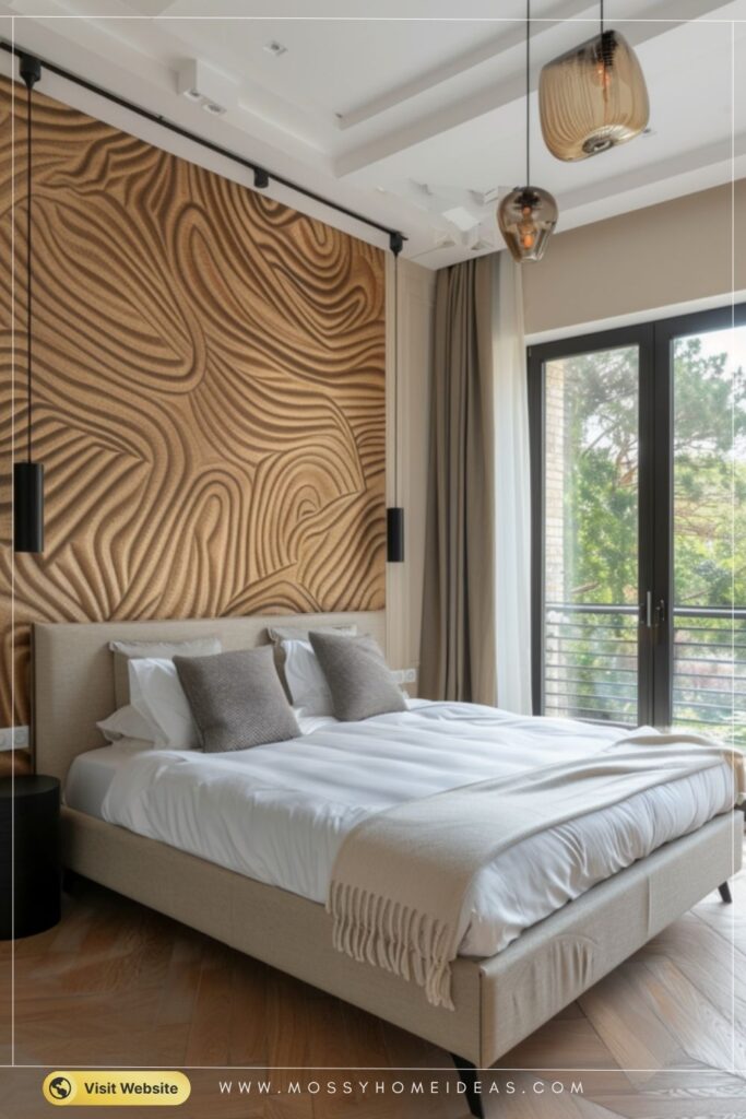 Honey Beige and Charcoal Bedroom Ideas for a Modern Retreat