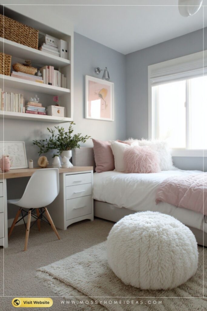 Modern Minimalist Tween Bedroom