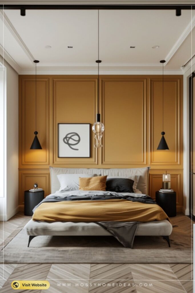 Mustard and Grey Bedroom Ideas for a Bold Modern Look