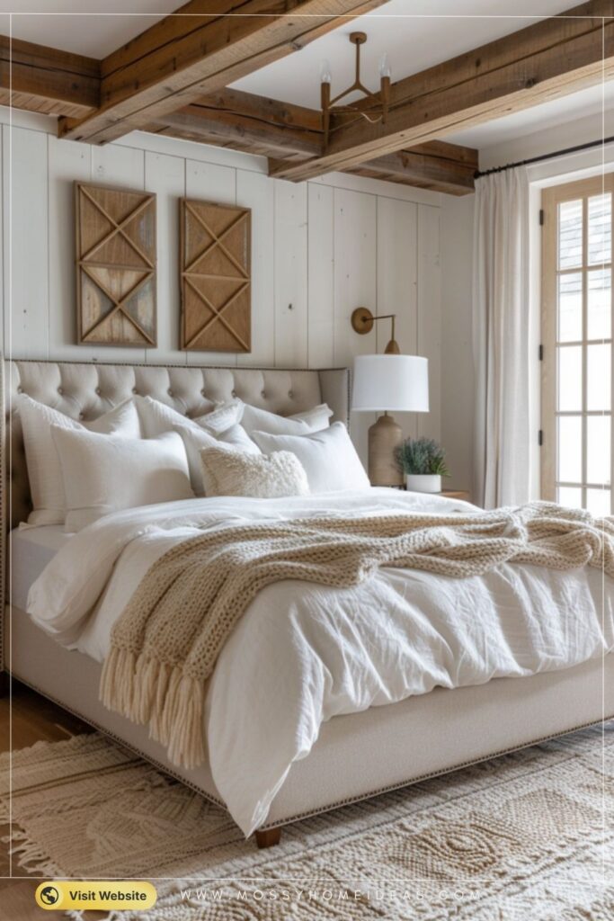 Neutral Taupe and White Bedroom Decor for a Calm Minimalist Space