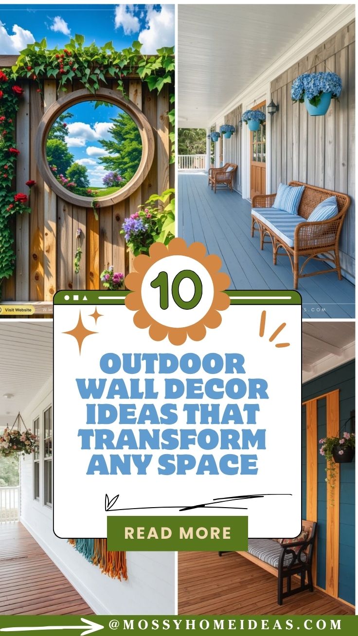 Outdoor Wall Decor Ideas That Transform Any Space