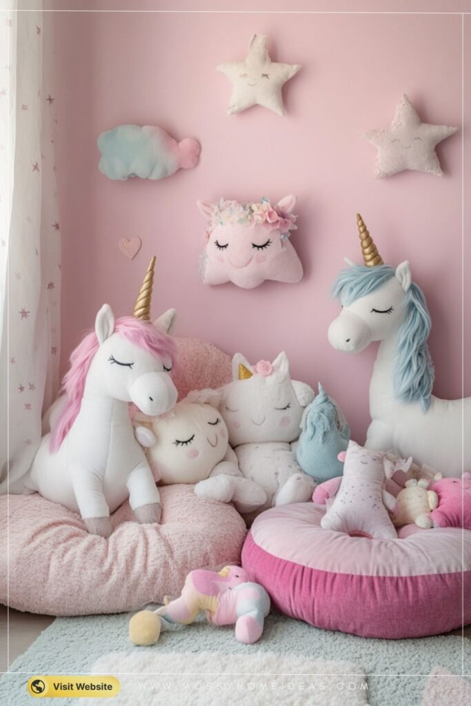 Plush Toy Corner Unicorn Bedroom