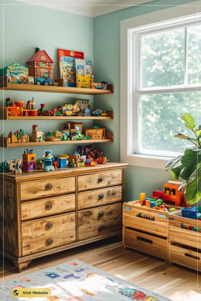 Repurposed Furniture Toy Storage
