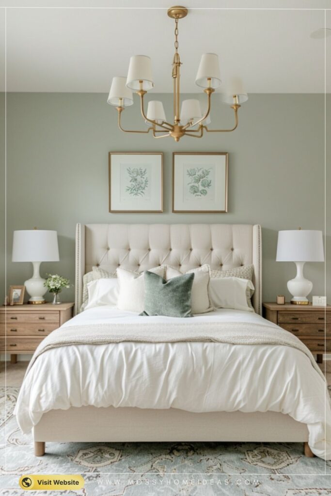 Sage Bedroom Chandelier Ideas for a Bright Elegant Look