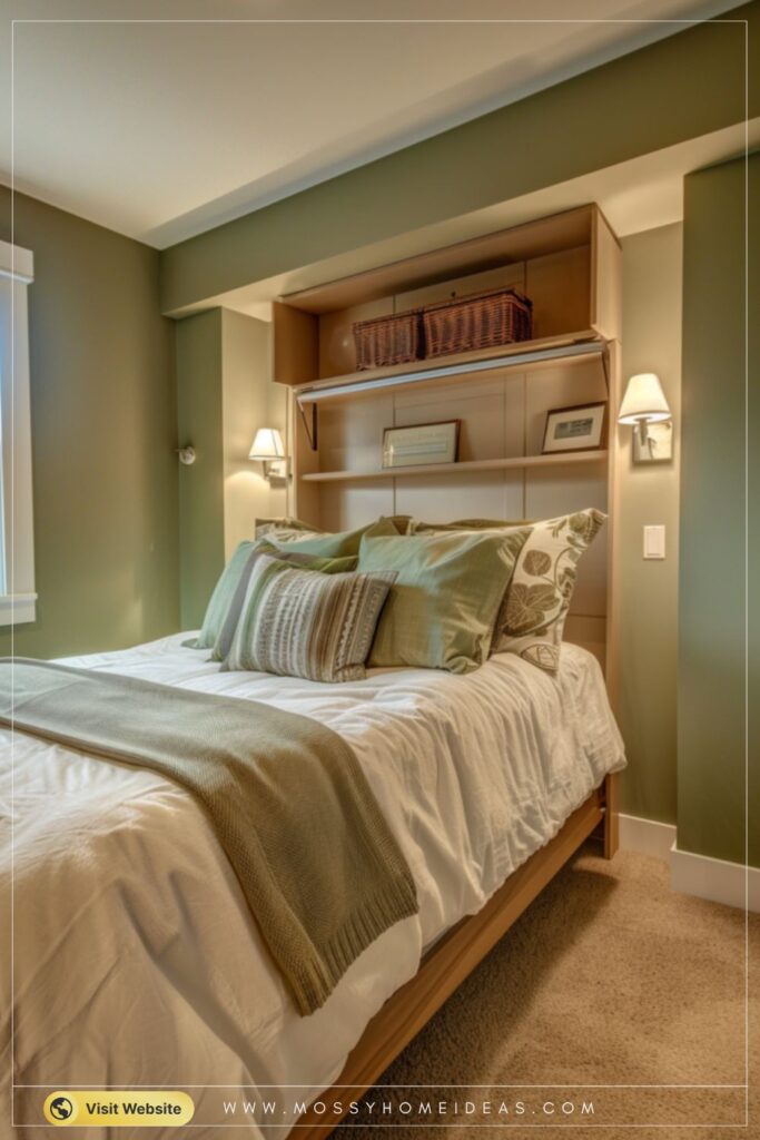 Sand Sage Bonus Room Bedroom Small Space Conversion