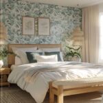 Scandinavian Bedroom Makeover with Teal Accents for a Fresh Look