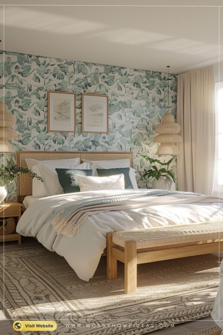 Scandinavian Bedroom Makeover with Teal Accents for a Fresh Look