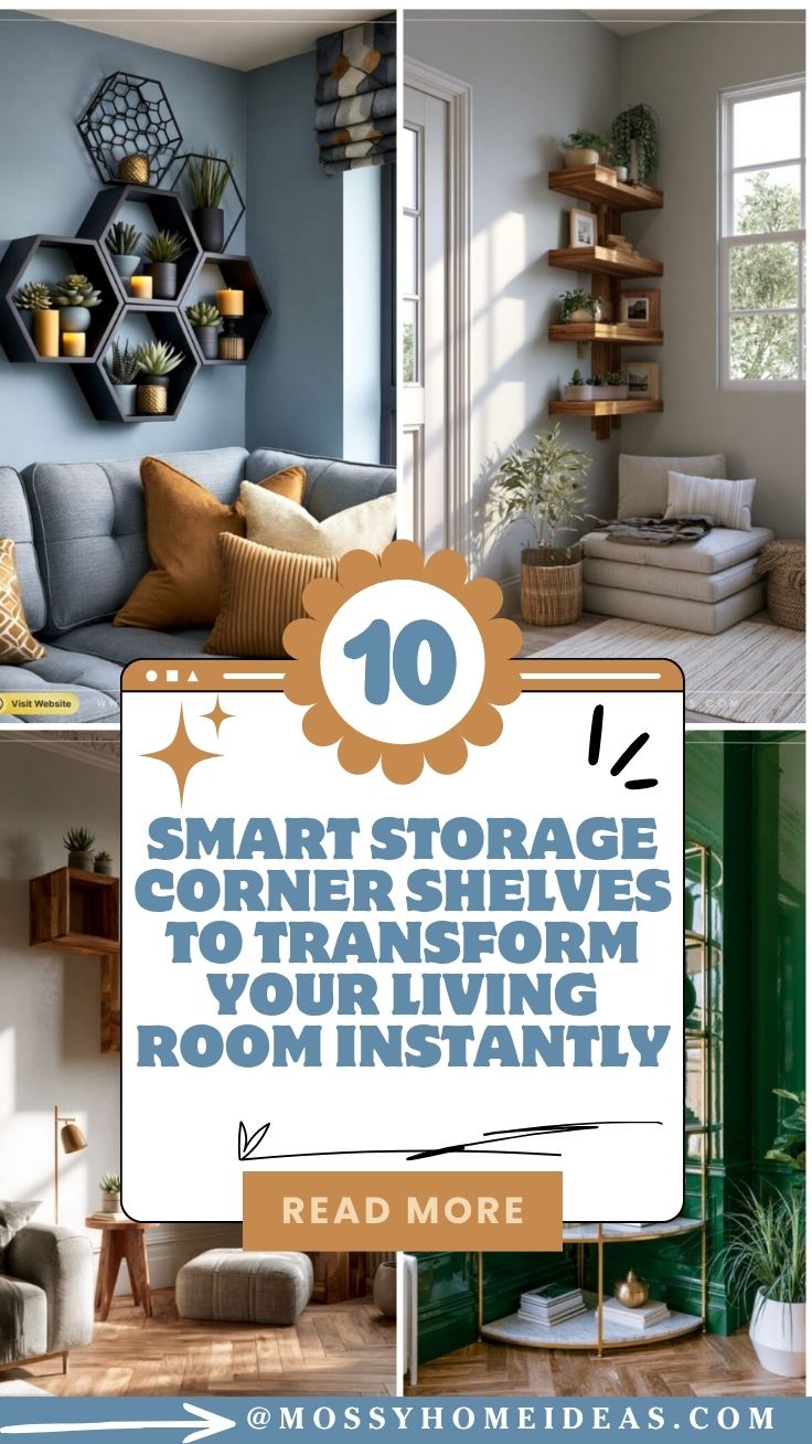 Smart Storage Corner Shelves to Transform Your Living Room Instantly