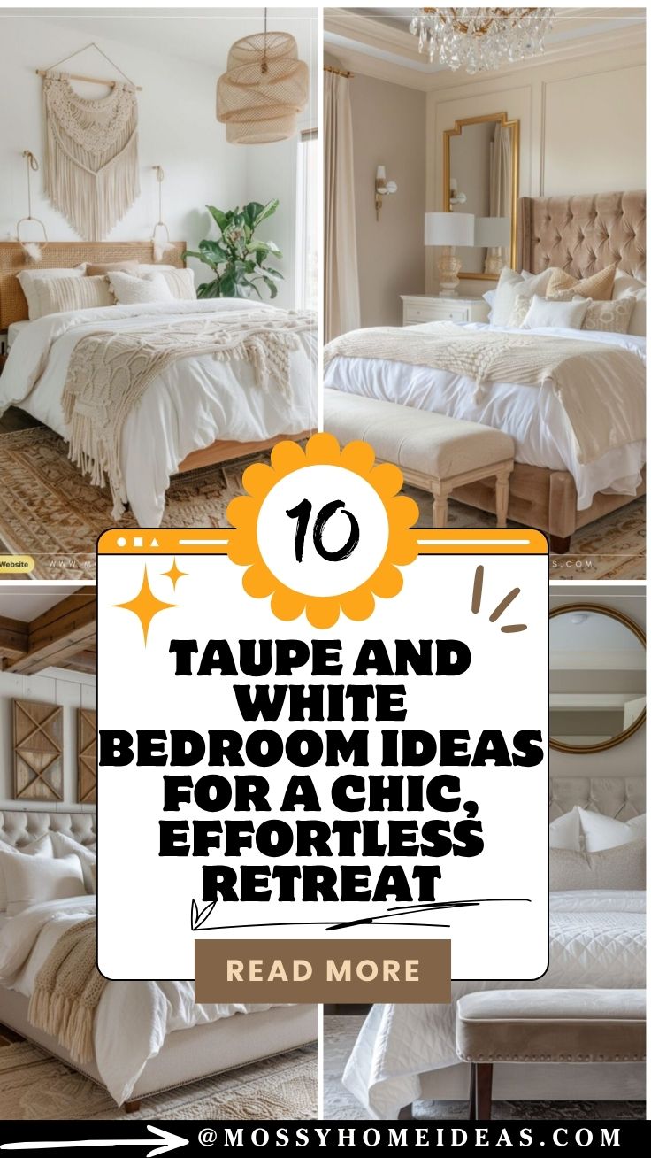 Taupe and White Bedroom Ideas for a Chic, Effortless Retreat