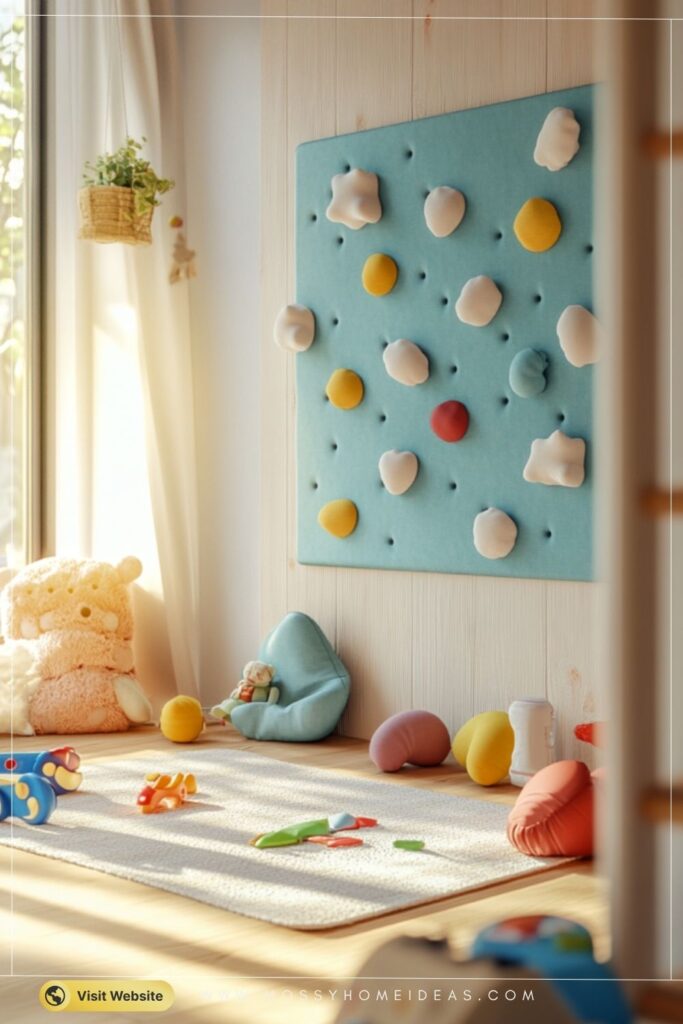 Textured Sensory Wall Toddler Room
