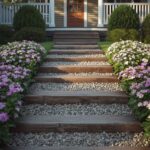 Timber Sleeper Steps Glow In Golden Light