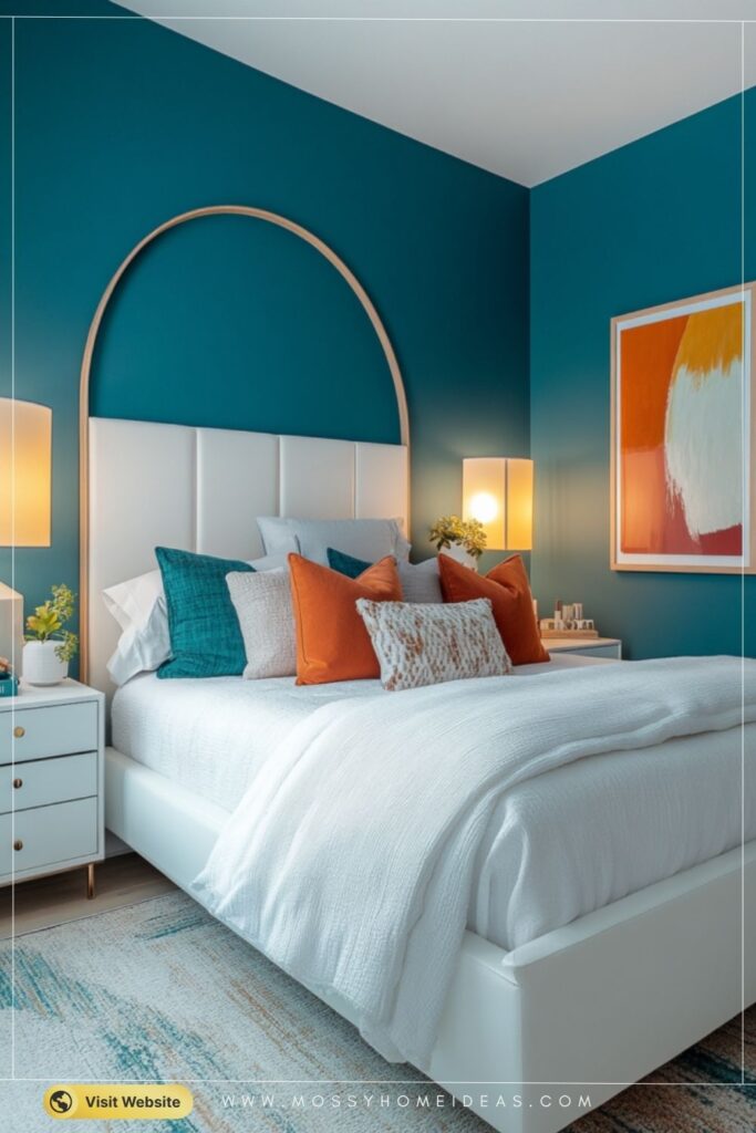 Vibrant Accent Wall Tween Bedroom