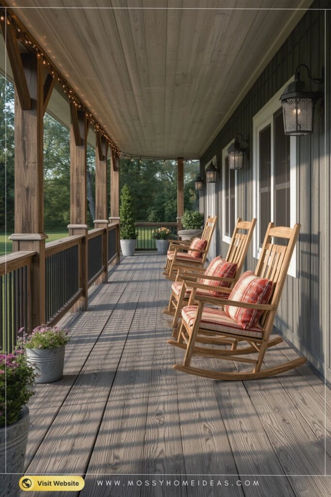 Weathered Gray Barnwood Deck Style for a Farmhouse Backyard Feel